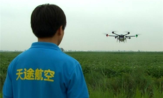 M6E HD Camera Unmanned 6 Rotors Agricultural Spraying Drone for End Applications