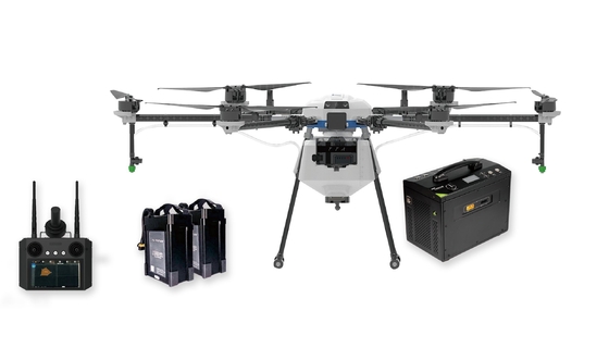 Self-Contained Program Operate Plant Protection Drone with TPU Sector Spraying Shape